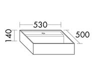 ���������� Burgbad Sys30 530�500�140 ���������, ��������, � ������ ��������, ����� SFBE053C0001