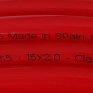 Труба STOUT PEX-A 16х2,0 из сшитого полиэтилена с кислородным слоем, красная, 1м