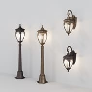 ��������� ���������� Maytoni Fleur (����) O414WL-01BZ, E27�1 60�� IP 44, ������