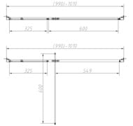 ������� ����� Vincea Slim-N 1000�1950 ������ ����������/������� ������, VDP-4SN100CLB