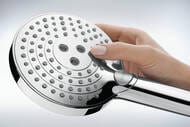 Душевая система Hansgrohe Raindance Select S 240 1jet 27633670  термостат, для душа,черный матовый