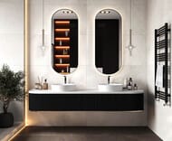 Керамогранитная плитка Laparet Splash Bianco сат.карвинг (600х1200х9,4) мрамор, белая (кв.м.)