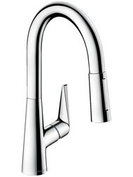 Смеситель Hansgrohe Talis M51 для кухни 160 вытяжной и поворотный излив, хром 73850000 — миниатюра 1