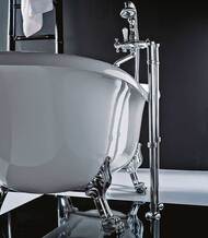 Ванна Gruppo Treesse Epoca V5071 1700x800x720 CrystalTech, отдельностоящая, слив, ножки хром