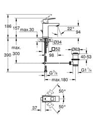 ��������� Grohe Eurocube 2312700E ��� ����������� ������������, S-Size, ������ ������