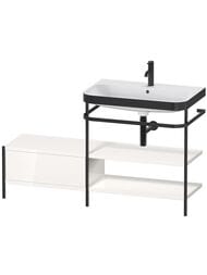 ������� � ��������� Duravit Happy D.2 Plus 1400�850�490 2�����, ���� �����, ����� ������ HP4747O2222