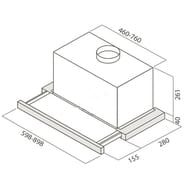 ������� JETAIR Betta 60/GR/BK GL (598�280�301) 900 �3/�, 181 ��, �����/������ ������ PRF0099697B