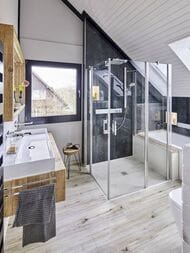 Смеситель Hansgrohe Metropol 74525000 для раковины встраиваемый, излив 165мм, рукоятка-петля, хром — изображение 2