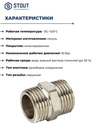 ������� STOUT 1/2"�� �������� 5 ����, ������ SFT-0004-001212