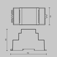 �������� ������ Maytoni Lighting control 721021 DALI DT7 ��������������� 4x12A DIN, 2760��, �����