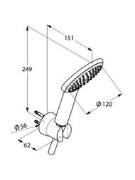 ������� �������� KLUDI FRESHLINE 1S ����� 1 �����, �����, ���������, �����/���� 6785091-00