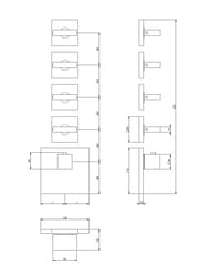 ��������� ��� �����/���� Gessi Inverso ���������, ������� �����, 4 ������, ���� 43218.031