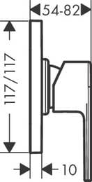   Hansgrohe Vernis Shape 71658670  117,  ,  