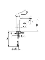 ��������� ��� �������� CISAL Cubic �������������, ��� �/�, ������� ����� 150��, ����:���� CU00150121