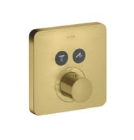Смеситель для душа Axor ShowerSelect 36707950 термостат, встраиваемый, внешняя часть, латунь матовая