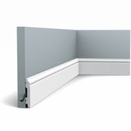 Плинтус Orac Decor SX165 (69х11х2000) белый (шт.)