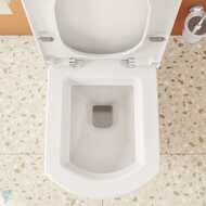 Уценка! %Унитаз-компакт Vitra Serenada 355х700х785 с сиденьем,антибакт. покр.,универсал. выпуск 9722 - уценка. — изображение 4