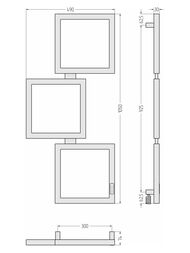 ������� ���� ES ����������������� 1050�500 ��� ������, ����� �������, 30-0847-1050