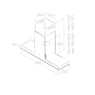 ������� ELICA Haiku Island IX/A/120 LED, 1200�326��, 1200�3/�, 277��, ����.����� PRF0146279