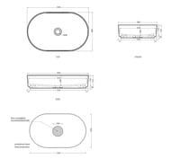 �������� ��������� Cielo SHUI COMFORT (600�380�125) ���� Cipria, �������� SHCOLAO60 CP