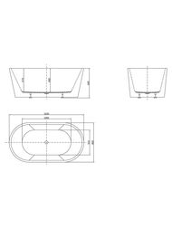 ����� ��������� BelBagno BB202-1600-800 (1600�800�600) ���������������, �����, � ��������