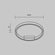 ���������� ���������� Maytoni MOD058CL-L25WK, 24��, 120�, IP20, LED, �����