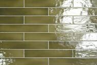 Настенная плитка EQUIPE MANACOR Basil Green (65х400) зеленая (кв.м.)