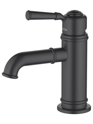 Смеситель для раковины Aquatek Классик AQ1510MB однозахватный, излив 72мм, б/дон. клап., черный мат