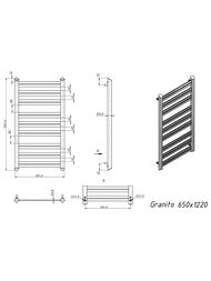 GROTA GRANITO  ""  650x1220 , /.. 1/2"