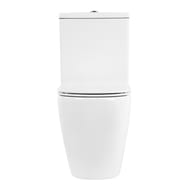Унитаз-компакт BelBagno Amanda (385х620х845) горизонтальный выпуск, белый BB051CPR+BB051T
