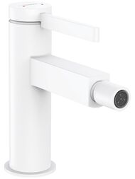 Смеситель Hansgrohe Finoris 76200700 для биде, однорычажный, сливной клапан Push-Open, матов.белый — миниатюра 1