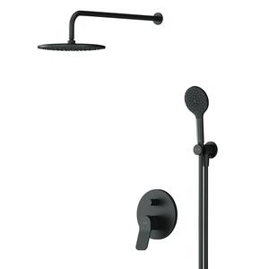 Душевая система AM.PM X-Joy FB85A1RH22 встраиваемый смеситель, верхний/ручной душ, черный матовый