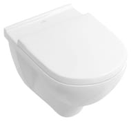 Унитаз подвесной Villeroy & Boch O.Novo 5660 HR 01 (360х560х400) без ободка,с сиденьем с микролифтом