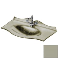 Раковина для тумбы Caprigo Бурже (840x460) стеклянная, цвет пикрит OW15-11012-R814