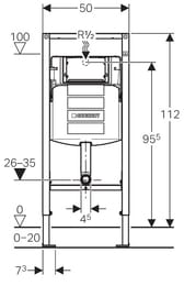 GEBERIT Sigma ����������� ��� ���������� ������� 111.915.00.1
