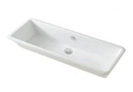 Раковина встраиваемая ArtCeram Gea 900х330х150 белая GEL0020100
