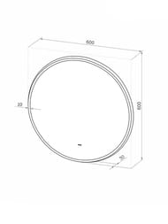 ������� ��������� Ember (600�600) � LED ���������� 5000K � ������������� ��������