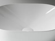 Раковина накладная Ceramicanova Element 480х350х130 овальная, без перелива, цвет: белый CN5010
