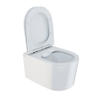 Унитаз подвесной IDDIS Stone 490х370х340 безободковый, с сиденьем микролифт STORDSEi25/STORNSEi25