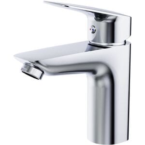 Смеситель для раковины BelBagno DUE-LVM-CRM-W0 96 мм,однозахватный,фиксированный излив,хром