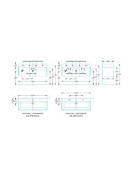 ����� ��� �������� KERAMA MARAZZI GRANDE ��������� � 2 ����� � ����,1190�480�373 ���� GR.120.2\SNUT