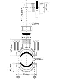   McAlpine      =32/40,  CLAMP1GR