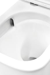 Унитаз подвесной TECEspring S 340х350х515 безободковый, с сиденьем, Tornado flush, белый 9700996
