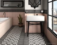 Керамогранитная плитка EQUIPE ART NOUVEAU Charcoal Grey (200х200) темно-серая, 24398 (кв.м.)
