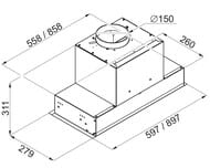  Maunfeld Fantasy 90 Black (897x279x311) 1050 3/,  000010026