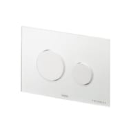 Клавиша смыва TOTO NEOREST 22х15 белый/стекло E00003T
