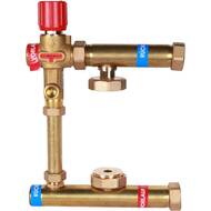 Насосно-смесительный узел STOUT ISOTHERM с терм.клапаном 30-50°, без насоса, 130, SDG-0120-006000