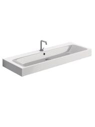 Раковина Kerasan Cento 353401*1 1200х450мм, с отверстием под смеситель, белая