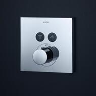 Смеситель Axor ShowerSelect 36715000 для душа встраиваемый, термостат, 2 потребителя, хром
