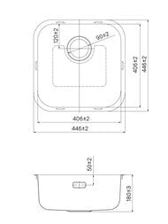 ����� IDDIS Mate (446�446�180) ������������� ������, ����������� �����, ������ ������� MAT44GMi77